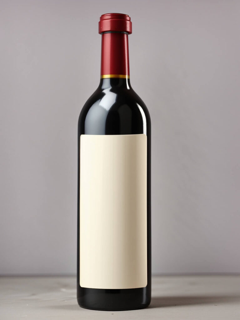 blank wine bottle 1